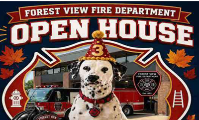 Fire Departments Open House and Cinders 3rd Birthday Party