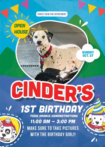 Cinder's First Birthday